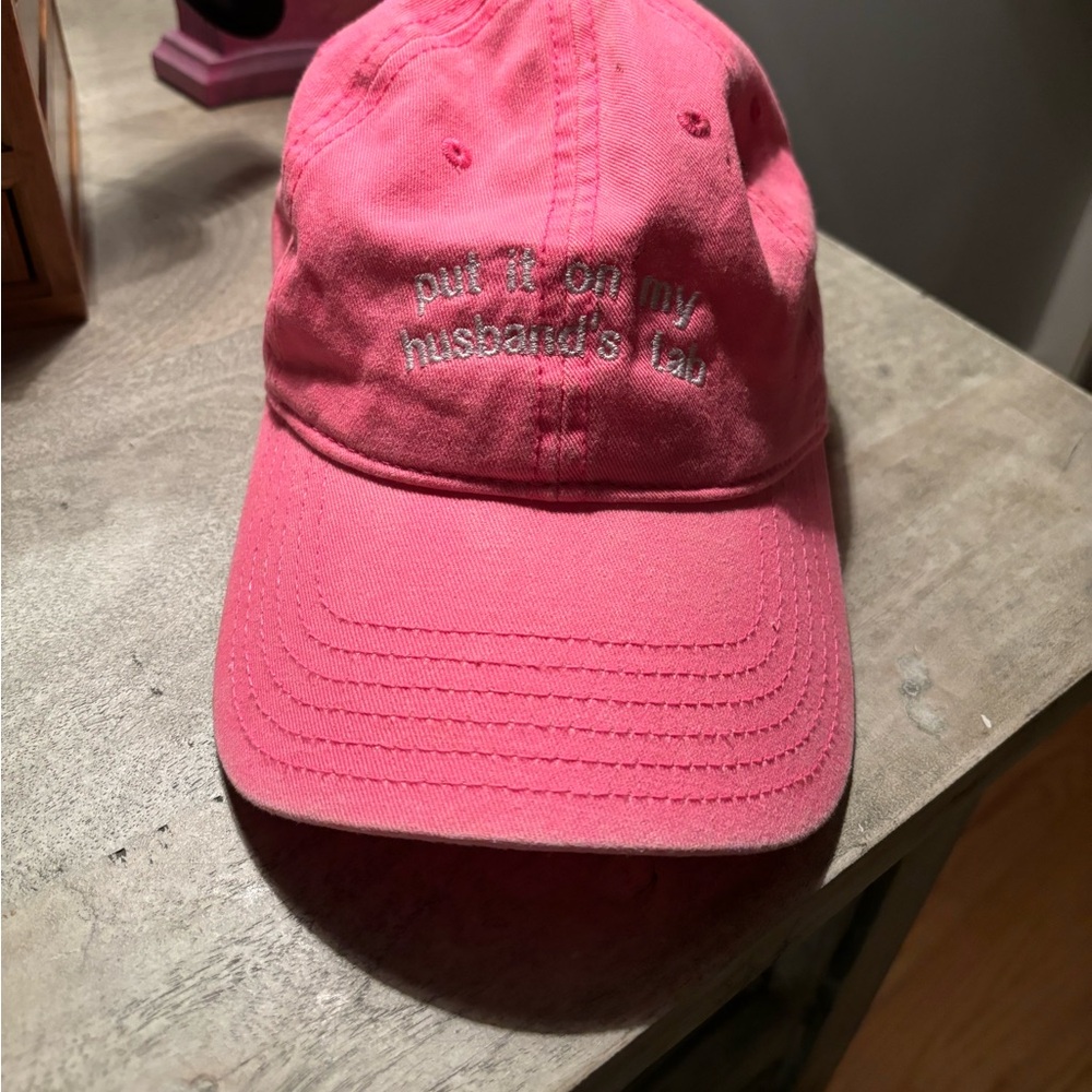 Hot pink hat
